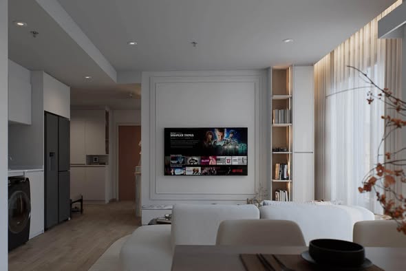 living room of Nue Riverest Ratburana นิว ริเวอร์เรสต์ ราษฎร์บูรณะ