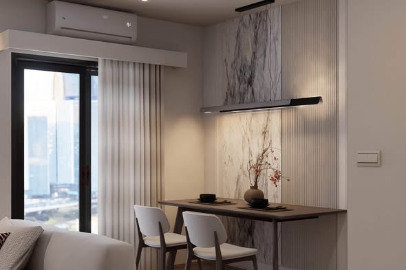 living room of Nue Riverest Ratburana นิว ริเวอร์เรสต์ ราษฎร์บูรณะ