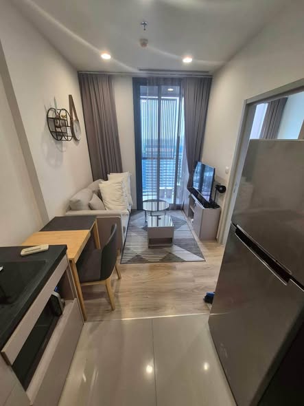 bedroom and living room of Oka Haus