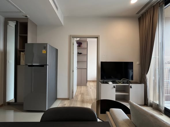 bedroom and living room of Oka Haus