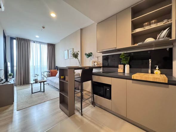 living room and kitchen of Oka Haus
