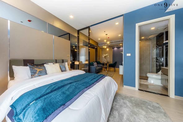 bedroom of One9Five Asoke – Rama 9