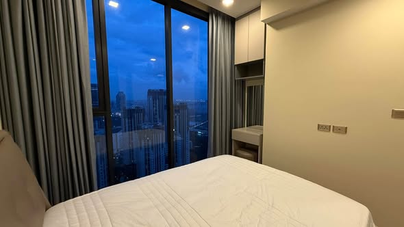 bedroom of One9Five Asoke – Rama 9
