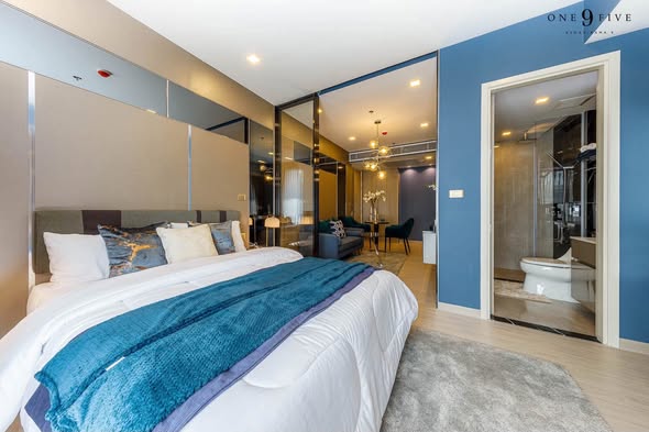 bedroom of One9Five Asoke – Rama 9