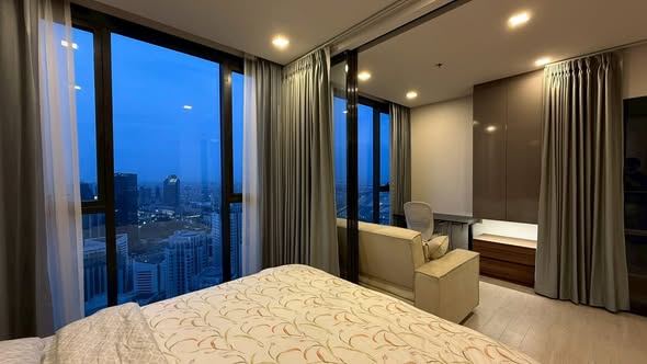bedroom of One9Five Asoke – Rama 9