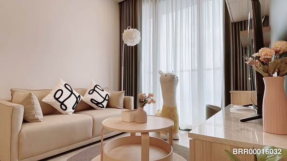 bedroom and living room of One9Five Asoke – Rama 9