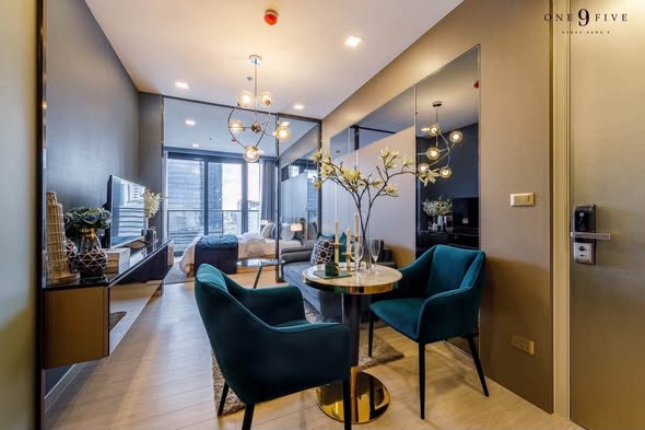 living room of One9Five Asoke – Rama 9