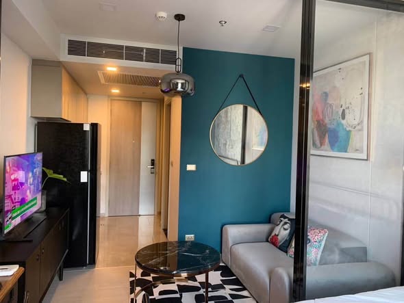 living room and bedroom and room interior of One9Five Asoke – Rama 9