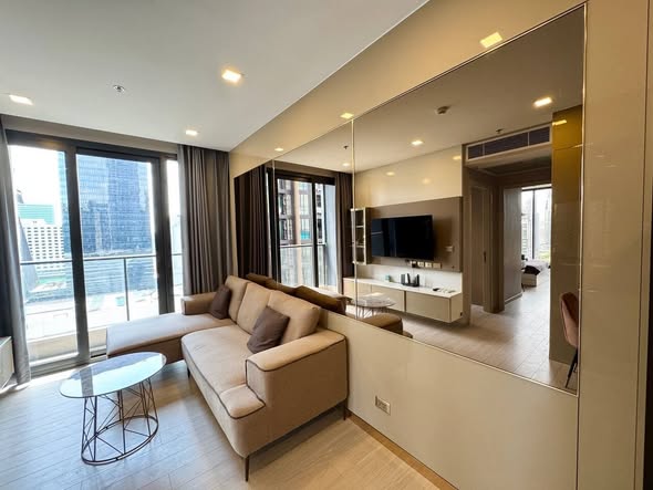 living room and room interior of One9Five Asoke – Rama 9