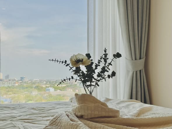 bedroom of Origin Place Bangna
