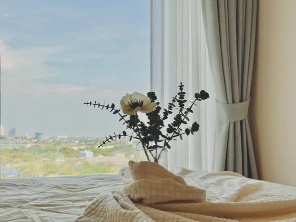 bedroom of Origin Place Bangna