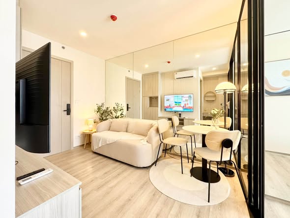 living room and room interior of Origin Place Bangna