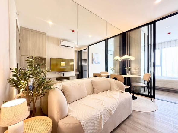 living room and room interior of Origin Place Bangna
