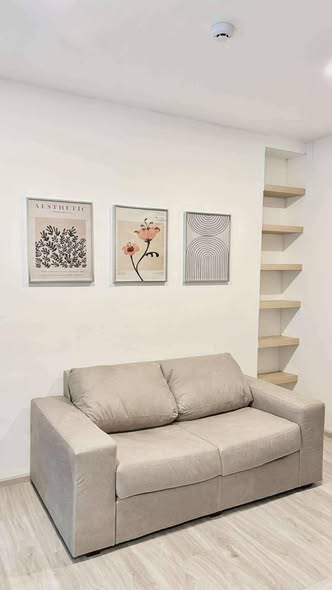 living room of Origin Play Sri Udom Station (Sales gallery) – ออริจิ้น เพลย์ ศรีอุดม สเตชั่น (สำนักงานขาย)