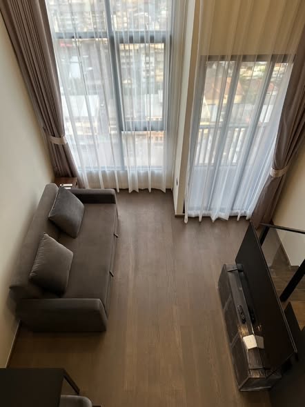 living room of Park Origin Chula-Sam Yan