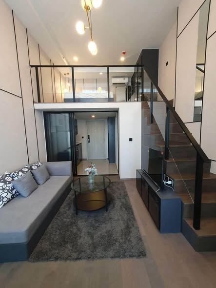 living room and room interior of Park Origin Chula-Sam Yan