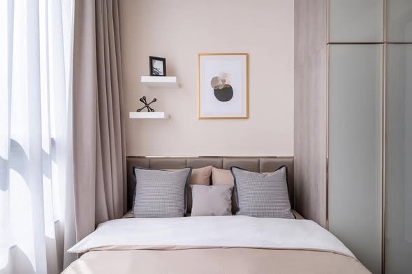 bedroom of Park​ Origin​ Phaya Thai