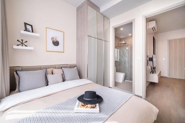 bedroom of Park​ Origin​ Phaya Thai