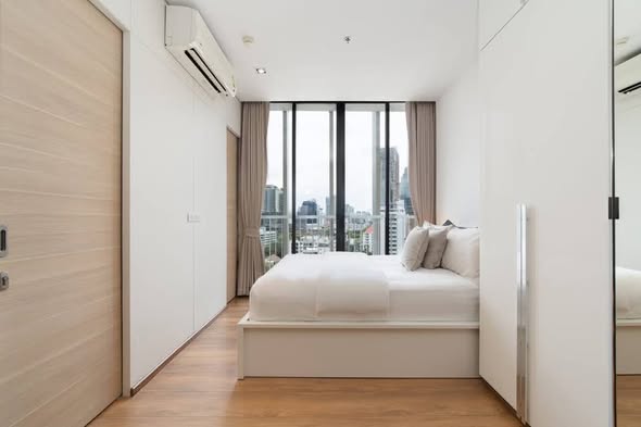 bedroom and room interior of Park Origin Phrom Phong