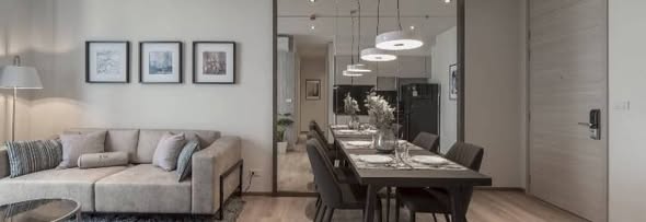 living room of Park Origin Phrom Phong