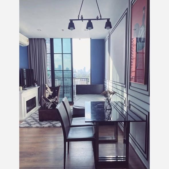 living room of Park Origin Phrom Phong