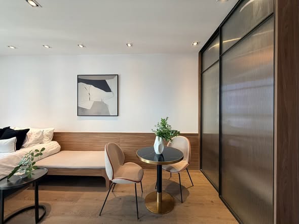 living room and room interior of Park Origin Phrom Phong