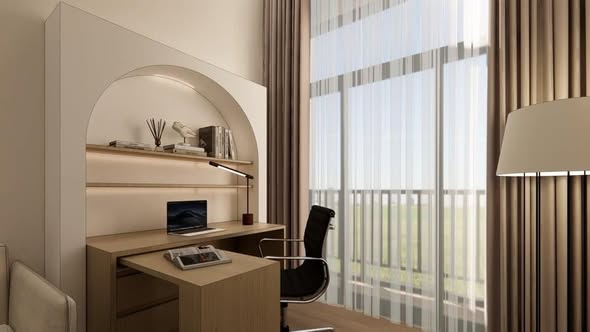 bedroom and living room of Park Origin Ratchathewi