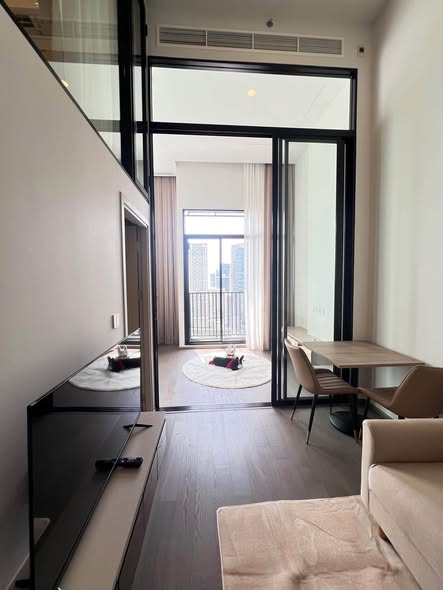 living room and room interior of Park Origin Ratchathewi