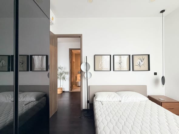 bedroom and room interior of Park​ Origin​ Thonglor