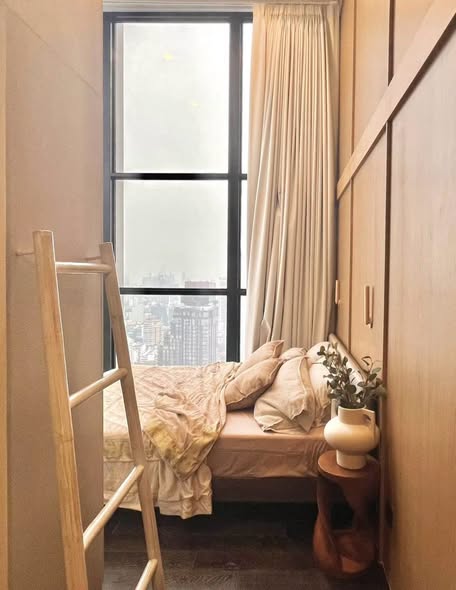 fire escape and bedroom of Park​ Origin​ Thonglor