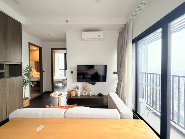living room and bedroom and room interior of Park​ Origin​ Thonglor