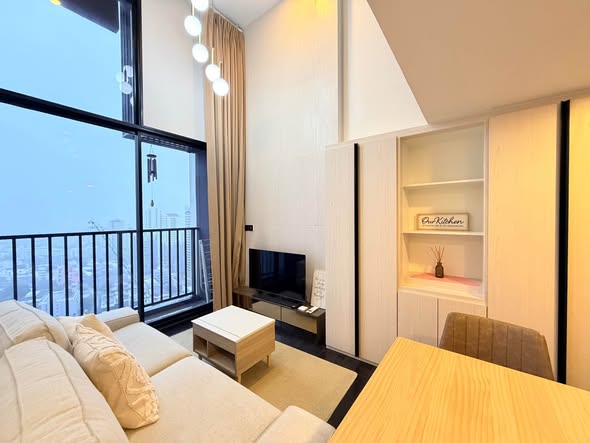 living room and bedroom and room interior of Park​ Origin​ Thonglor