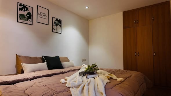bedroom of Pentafield City Residence