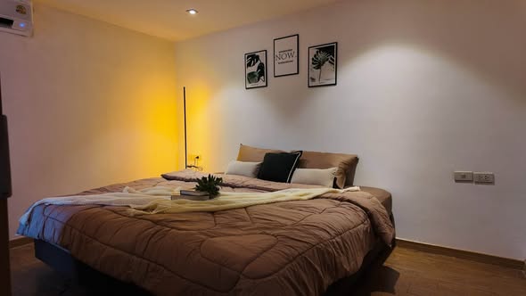 bedroom of Pentafield City Residence