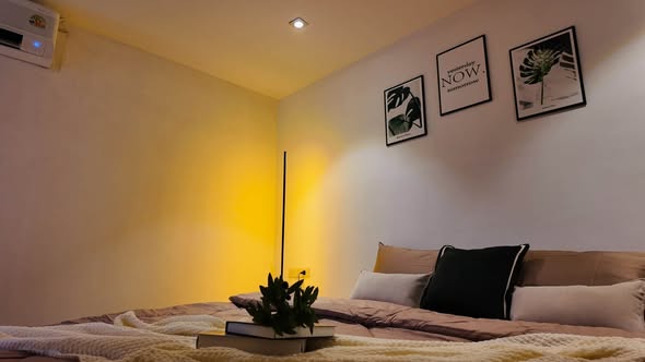 bedroom of Pentafield City Residence