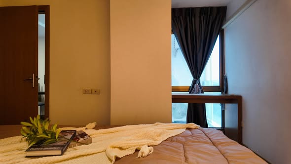 bedroom of Pentafield City Residence