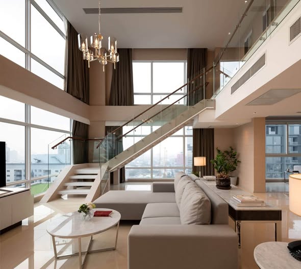 living room of Penthouse Condominium 3