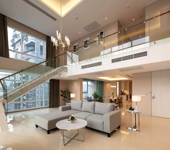 living room of Penthouse Condominium 3