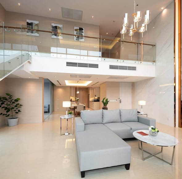living room and room interior of Penthouse Condominium 3
