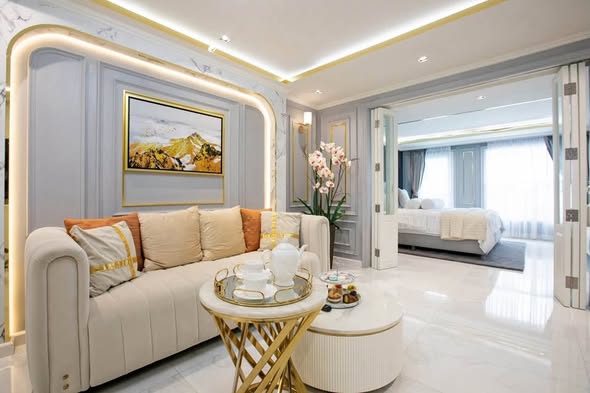 bedroom and living room of Phet9 tower