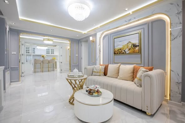 living room and bedroom of Phet9 tower