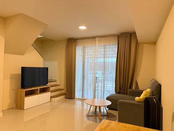 bedroom and living room of Pleno Bangna-Wongwaen