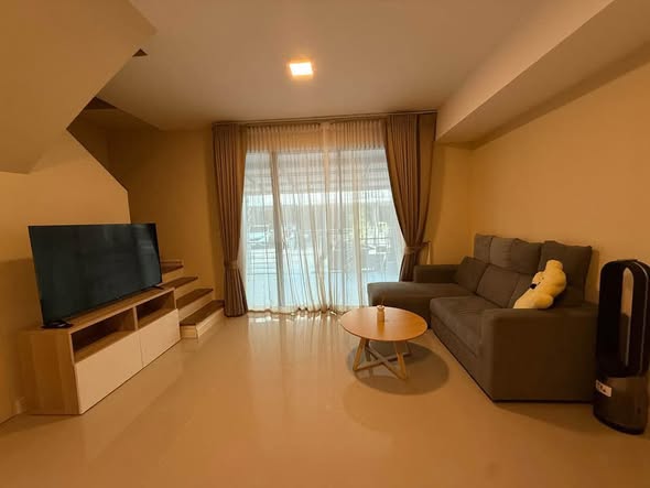 bedroom and living room of Pleno Bangna-Wongwaen