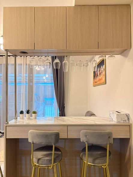 bathroom and kitchen of Pleno Rama 9-Krungthep Kreetha 2