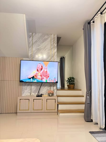living room of Pleno Rama 9-Krungthep Kreetha 2