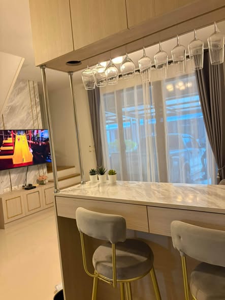 living room and room interior of Pleno Rama 9-Krungthep Kreetha 2