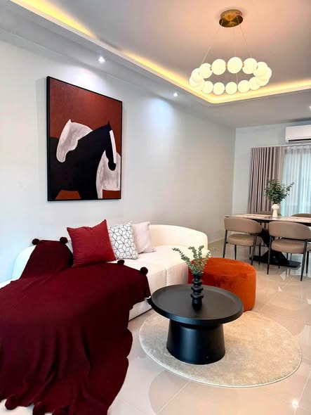 bedroom and living room of พลีโน่ สุขุมวิท-บางนา Pleno Sukhumvit-Bangna