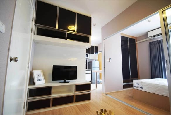 bedroom of Plum Condo Bang Yai Station.