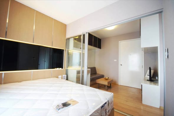 bedroom of Plum Condo Bang Yai Station.