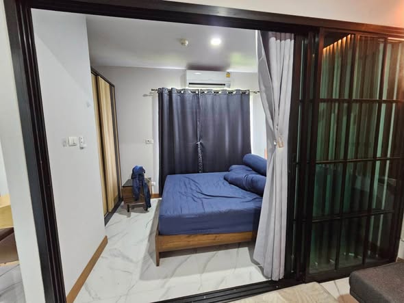 bedroom of Plum Condo Bang Yai Station.
